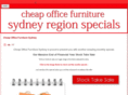 cheapofficefurnituresydney.com