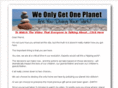 weonlygetoneplanet.com