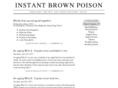 instantbrownpoison.com