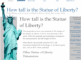 howtallisthestatueofliberty.org