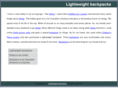 lightweight-backpacks.com
