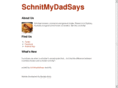 schnitmydadsays.com