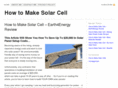 howtomakesolarcell.com
