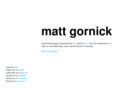 mattgornick.com