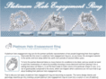 platinumhaloengagementring.com