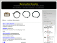 mensleatherbracelets.net