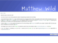 matthewwild.co.uk