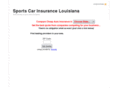 sportscarinsurancelouisiana.org