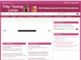faketanninglotion.com