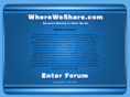 whereweshare.com