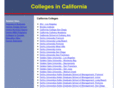 collegesincalifornia.net