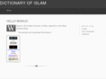 dictionaryofislam.com