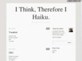 ithinkthereforeihaiku.com