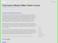 learnathomeguitarlessons.com
