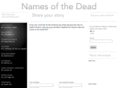 namesofthedead.com