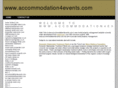 accommodation4events.com