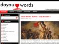 doyoulovewords.com
