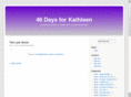 46daysforkathleen.com