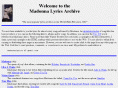 madonnalyrics.org