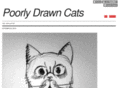 poorlydrawncats.com