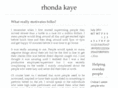 rhondakaye.com