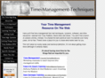 time-management-techniques.com