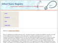 alliednurseregistry.com