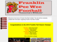 franklinpeeweefootball.com