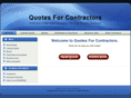 quotesforcontractors.com
