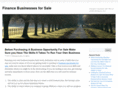 financebusinessforsale.com