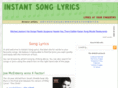 instantsonglyrics.com