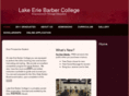 lakeeriebarbercollege.com