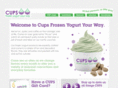 cupsfrozenyogurt.com