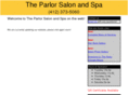 theparlorsalonandspa.com