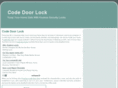 codedoorlock.net