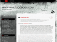 whatgoddoes.com