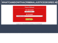 whatcanidowithacriminaljusticedegree.net