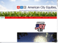 americancityequities.net