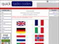 quickradiocodes.com