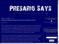 presariosays.com