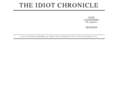 theidiotchronicle.com