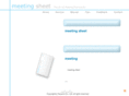 meeting-sheet.com