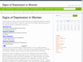 signsofdepressioninwomen.net