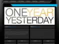 oneyearyesterday.com