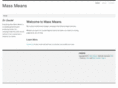 massmeans.com