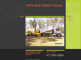 pateandsonspaving.com
