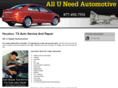 alluneedautomotive.com