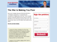 thewarismakinguspoor.com