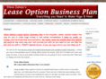 leaseoptionbusinessplan.com