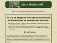 jesushealedall.com
